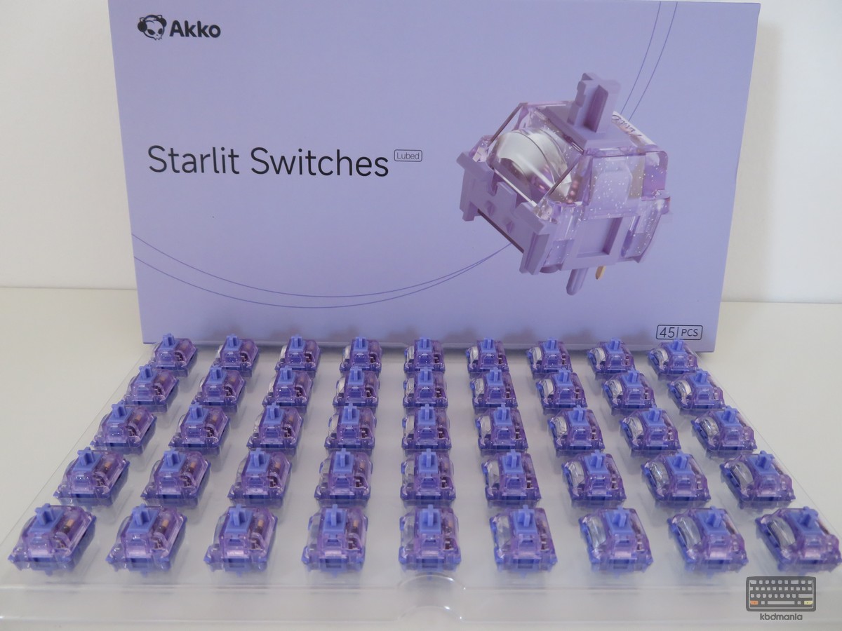 Caja de switches Akko Starlit para teclado mecánico