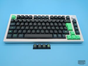 Keycaps en español para iso-ansi set de 145 teclas en pbt de perfil cherry de kbdmania - muestra de fábrica