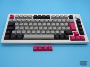 Keycaps en español modelo Phantom de kbdmnia hechas en pbt y perfil cherry para ansi-iso -muestra de fábrica