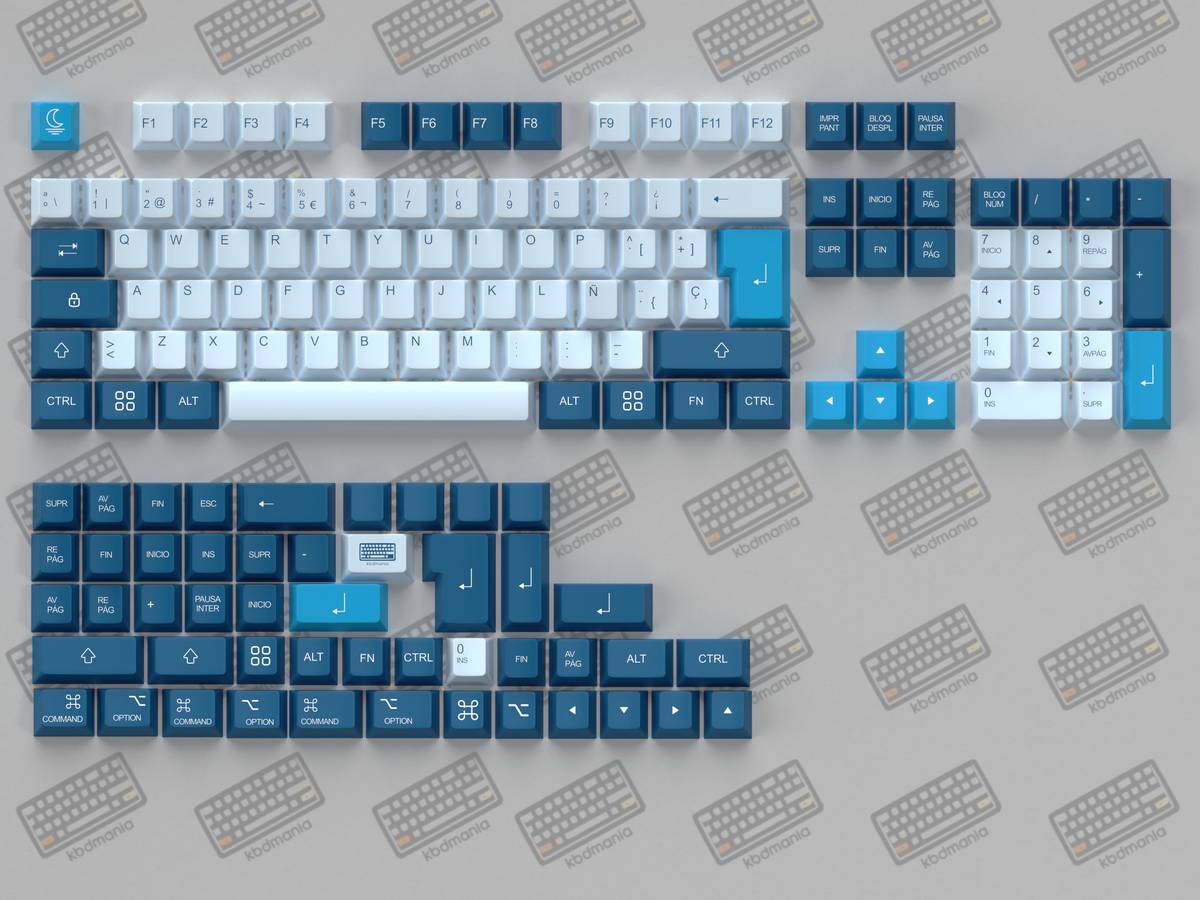Set de keycaps Moonlight PBT