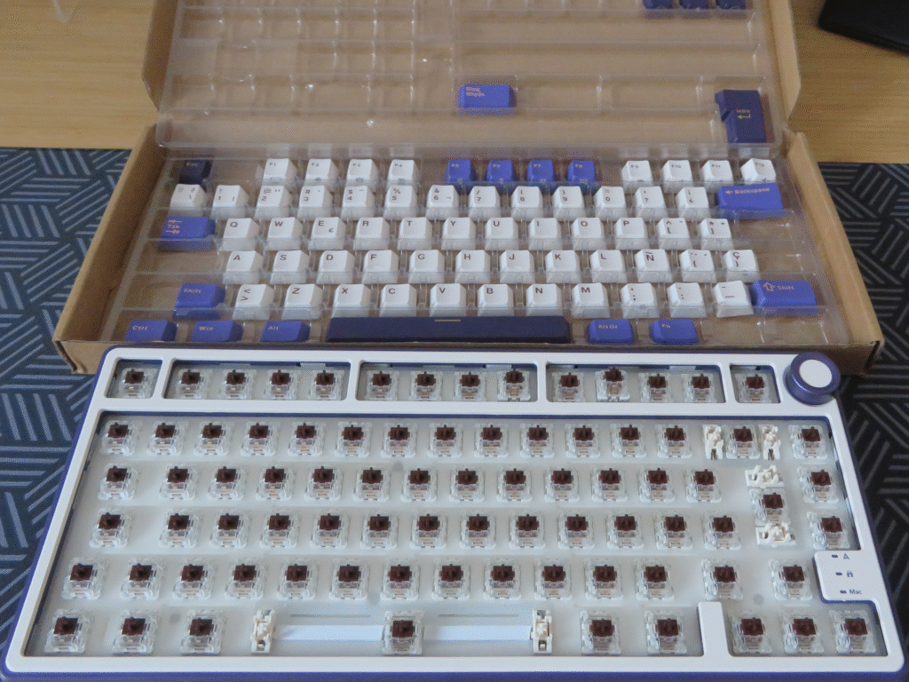 Teclado 75% sin keycaps Layout de teclado 75% sin keycaps