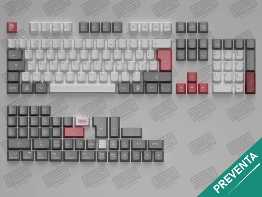 Nuevo diseño de set de keycaps STRAWBERRY 2.0 148 keycaps