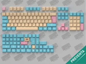 Mapa completo keycaps CUPCAKE