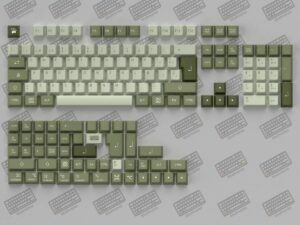 Mapa completo keycaps OLIVE